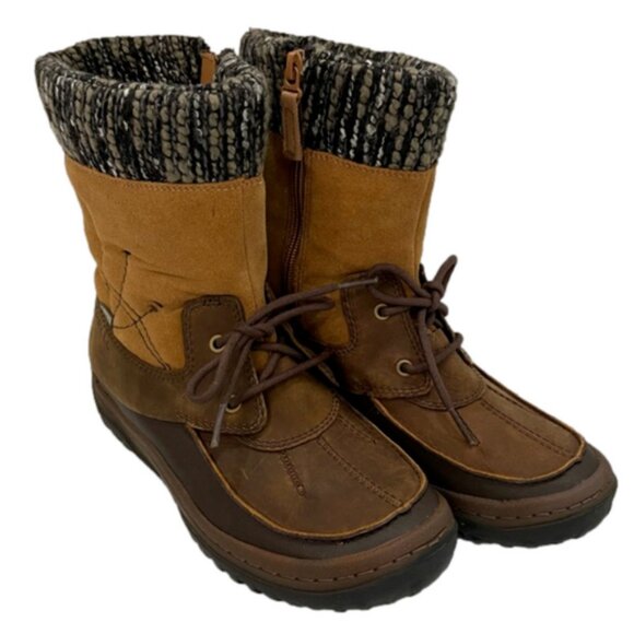 New Merrell Decora Bolero Winter Hiking Ankle Boots Brown Tan Size 6 - Picture 1 of 8